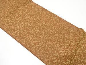 アンティーク　笹模様織り出し袋帯（材料）